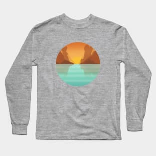 Sunset in the Mountains Long Sleeve T-Shirt